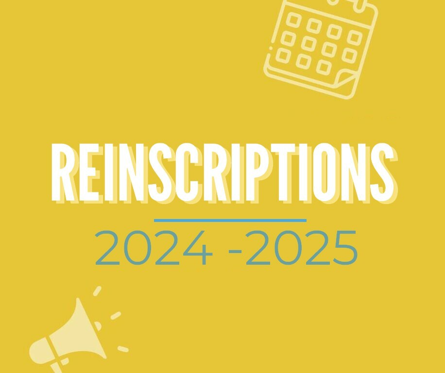 REINSCRIPTION saison 2024/2025