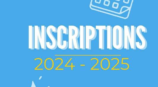 INSCRIPTION 2024 - 2025